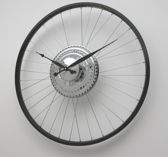 bicycle wheel clock