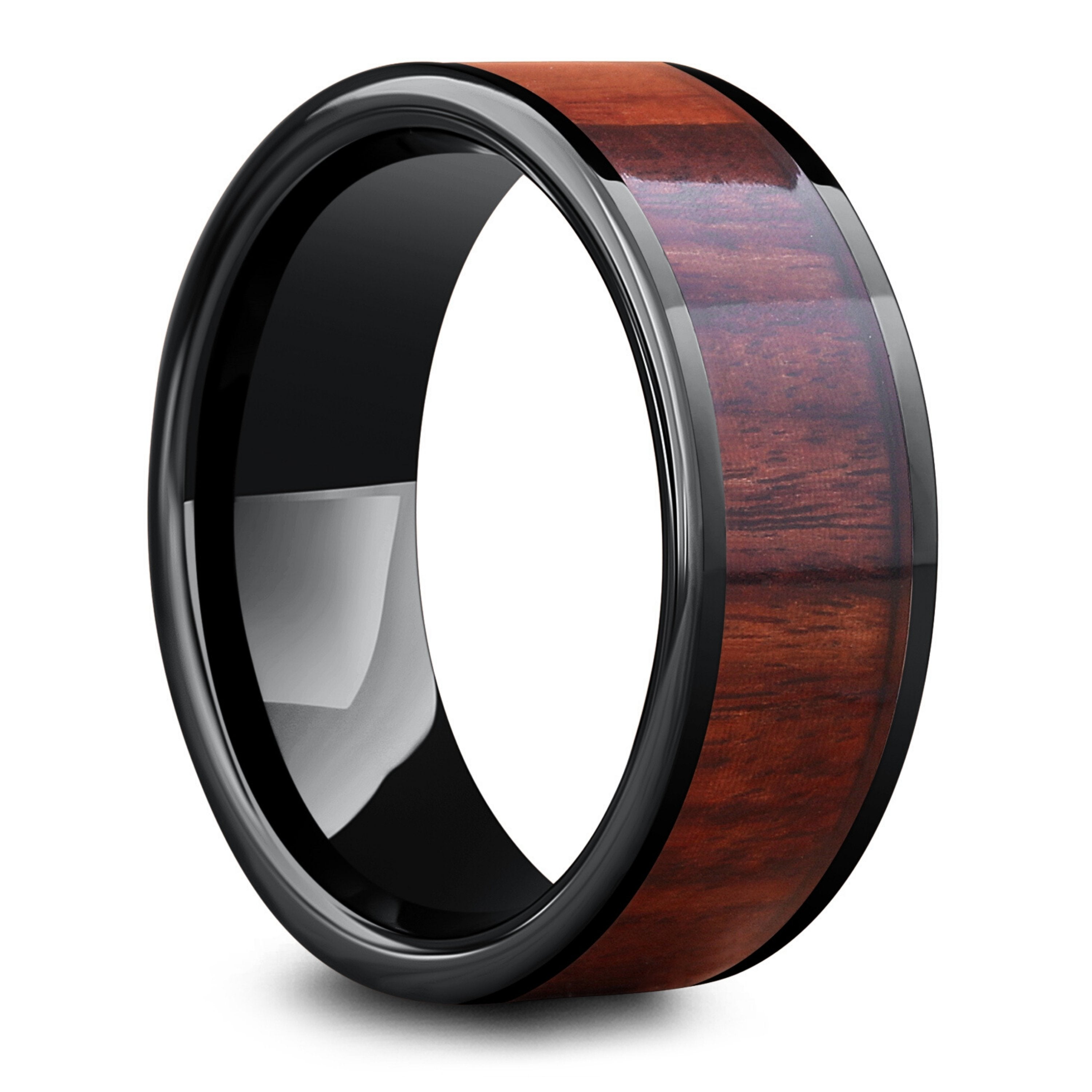 hack bevind zich Trillen Muskoka - Men's Black Wooden Ring (8mm Width) – Northern Royal, LLC