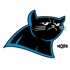 Panthers Funny Hilarious Football Logo