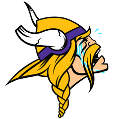 Vikings Parody Football Logo