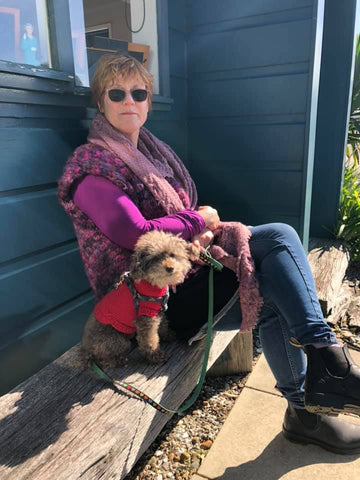 Karen and Charlie in New Zealand