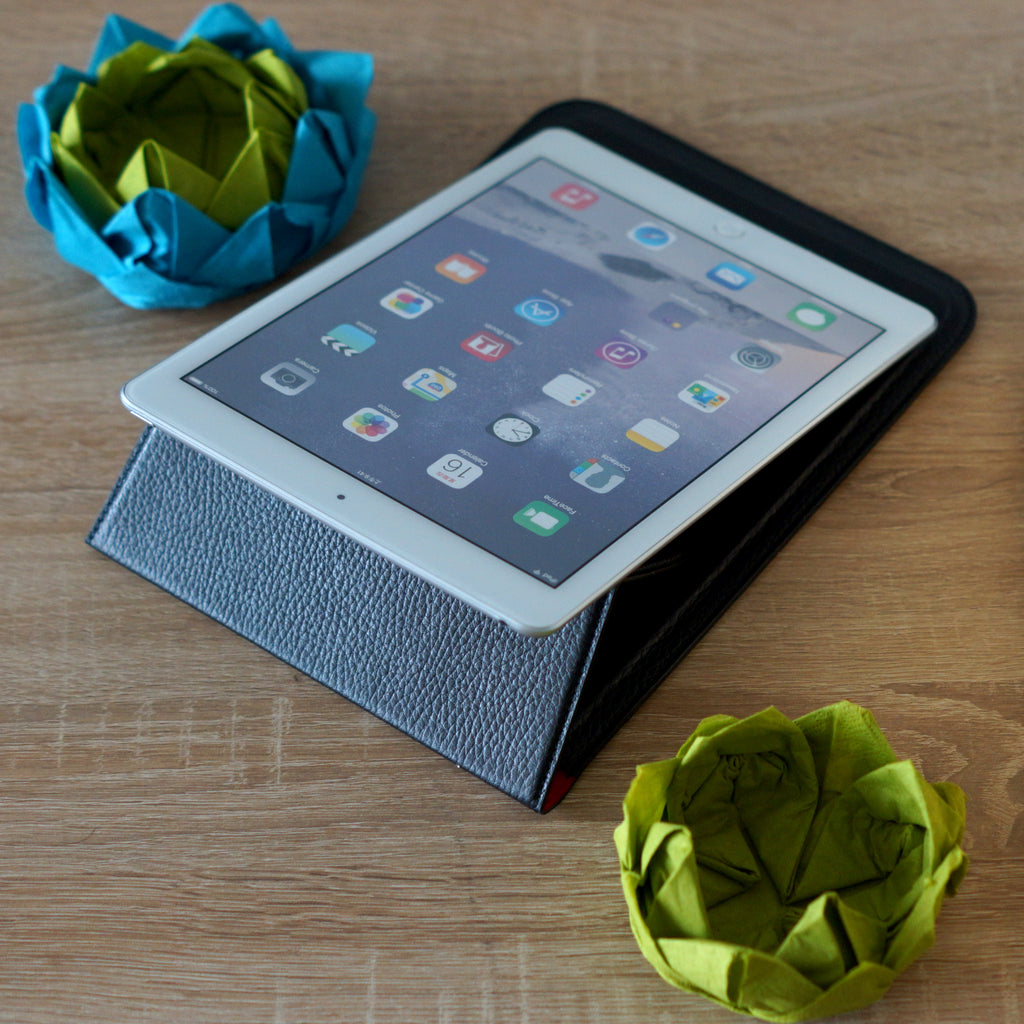 iPad Air Case Leather Pouch Cover Stand - carapaz.com - 5