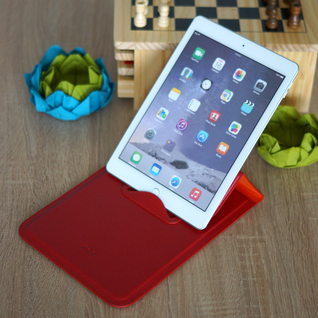 iPad Air Case Leather Pouch Cover Stand - carapaz.com - 4