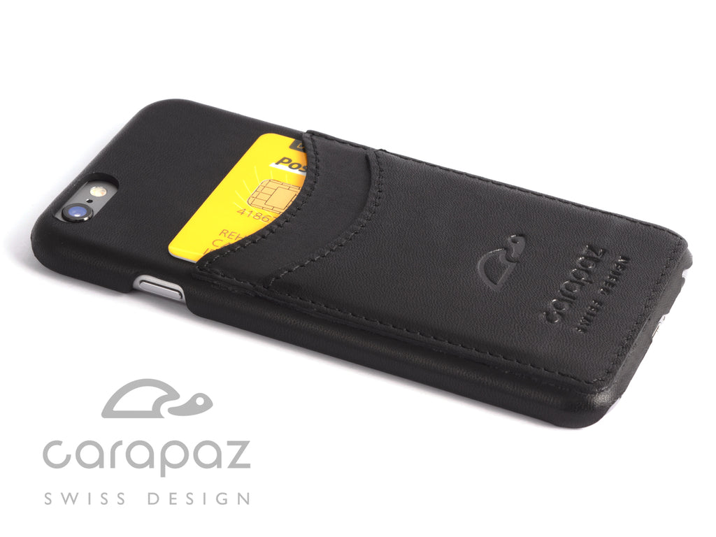 iPhone 6 leather case with cards wallet - Carapaz