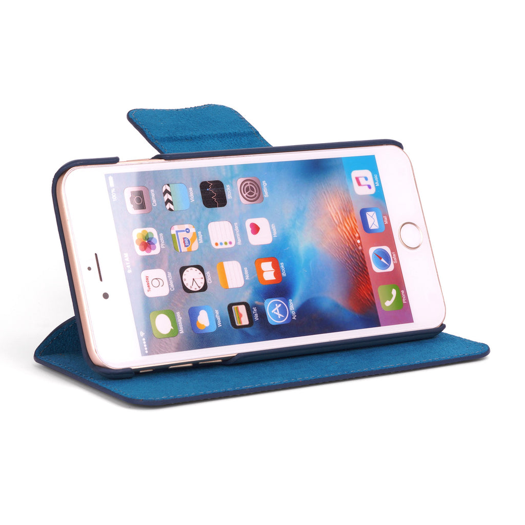 Wallet Case Leather iPhone 6 stand - carapaz.com - 1