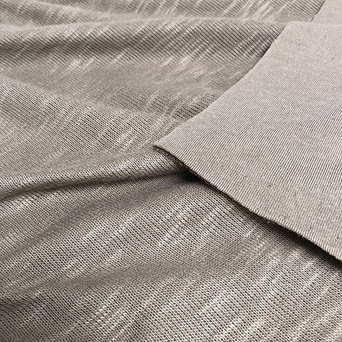CVC Slub Double Knit fabric