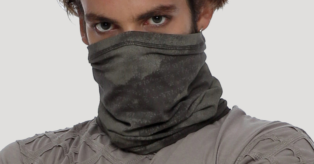 psylo fashion organic dust mask neckwarmer