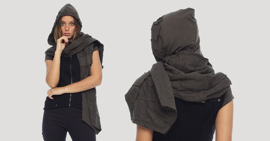 Psylo Fashion unisex gift idea ethical streetwear hoodie scraf