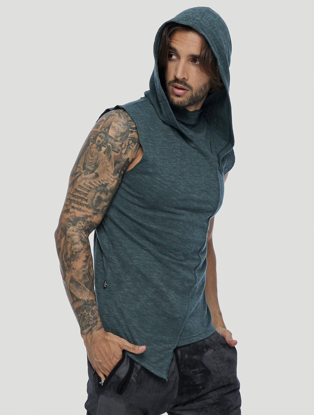 Shemesh Sleeveless Hooded Tee