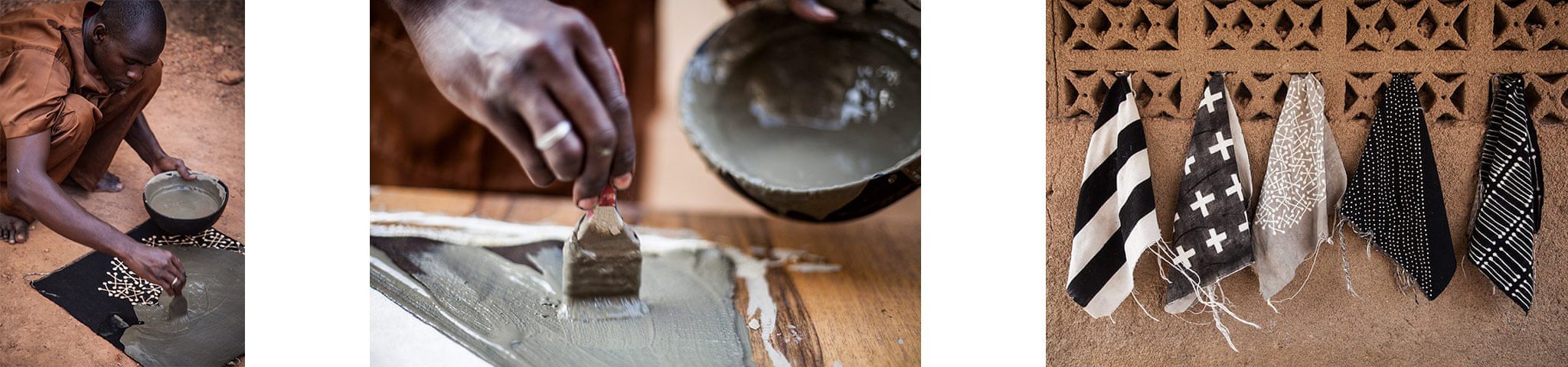  Photo by David Crookes/ The Guardian of Bògòlanfini mud cloth from Mali