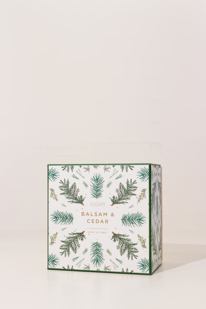 Balsam + Cedar Luxe Mercury Boxed Candle - Heyday