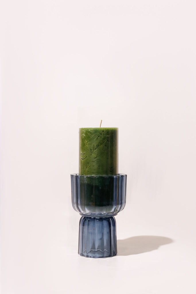 Blue Fluted Vase - Heyday