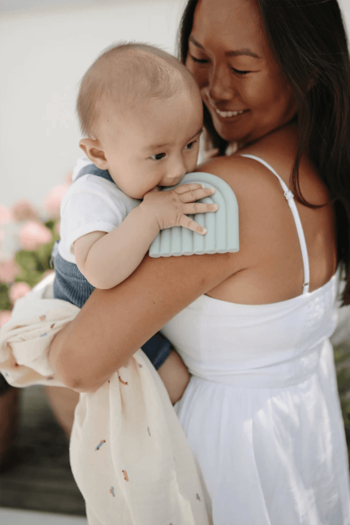 Cambridge Blue Rainbow Teether - Heyday