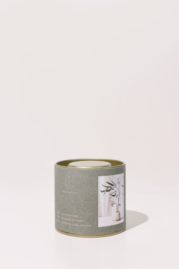 Eucalyptus Ylang Natural Tin Candle - Heyday