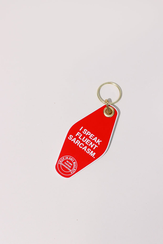 Fluent in Sarcasm Keychain - Heyday