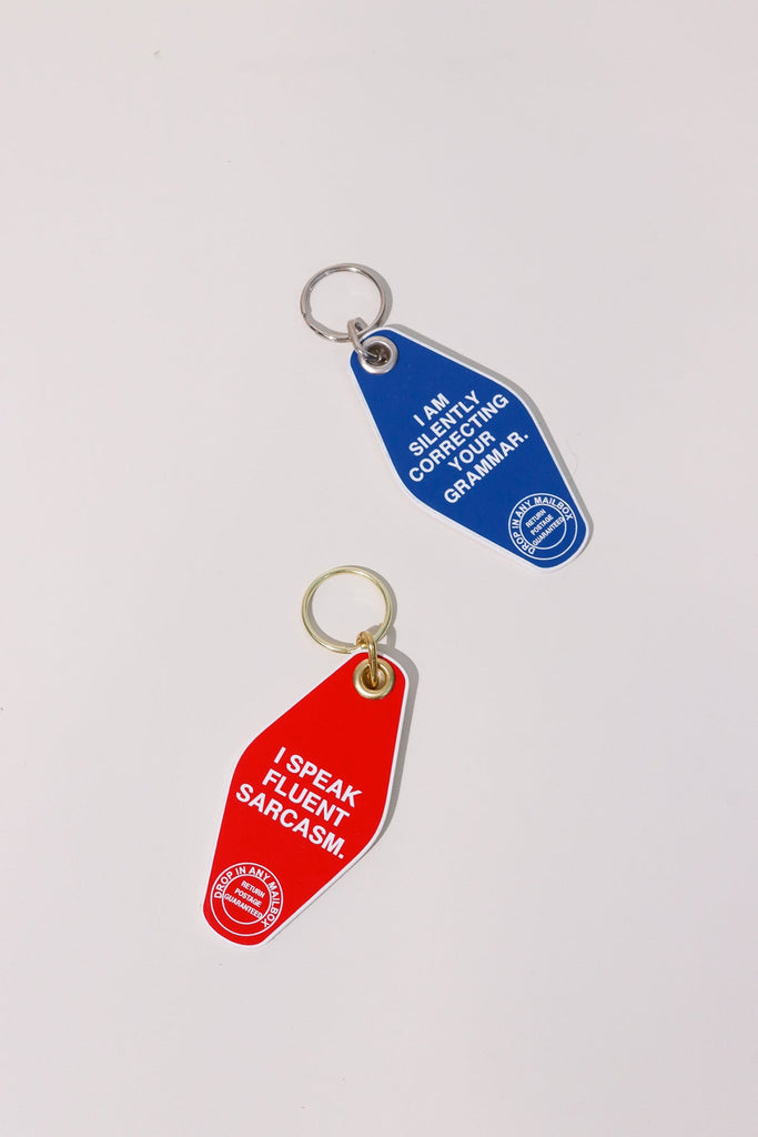 Fluent in Sarcasm Keychain - Heyday