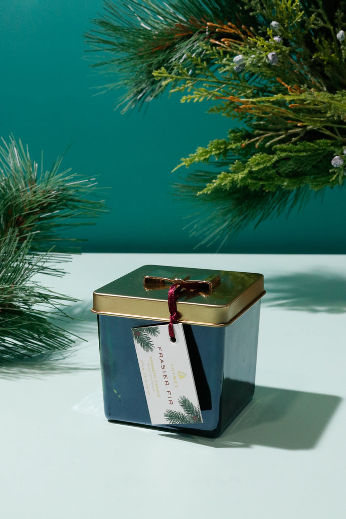 Frasier Fir Glass Gift Box Candle - Heyday