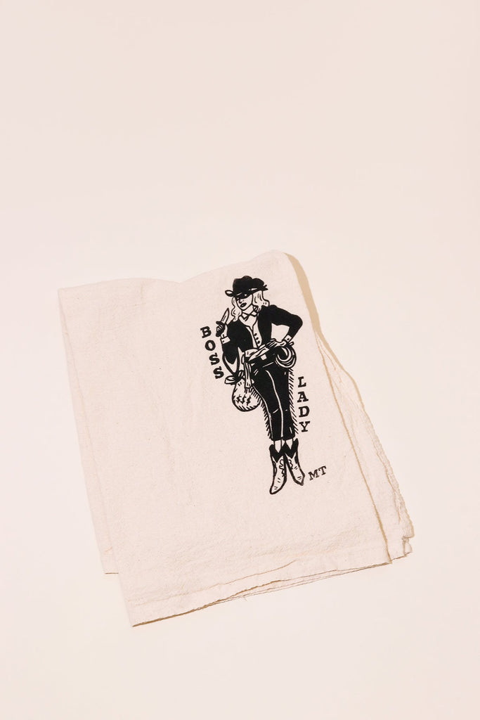 Intrigue Ink Boss Lady Dishtowel - Heyday