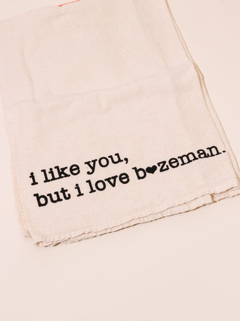 Intrigue Ink Love Bozeman Dishtowel - Heyday