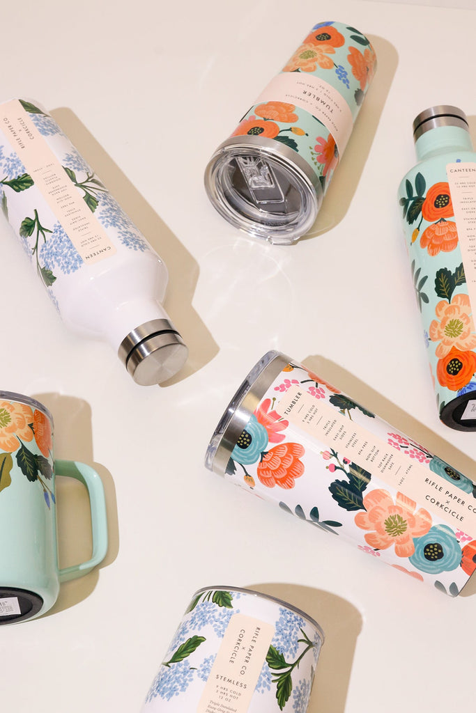 Mint Lively Floral Tumbler - Heyday