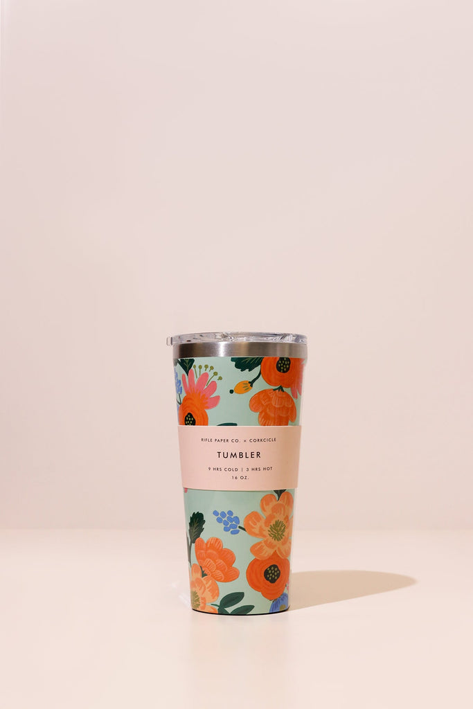 Mint Lively Floral Tumbler - Heyday