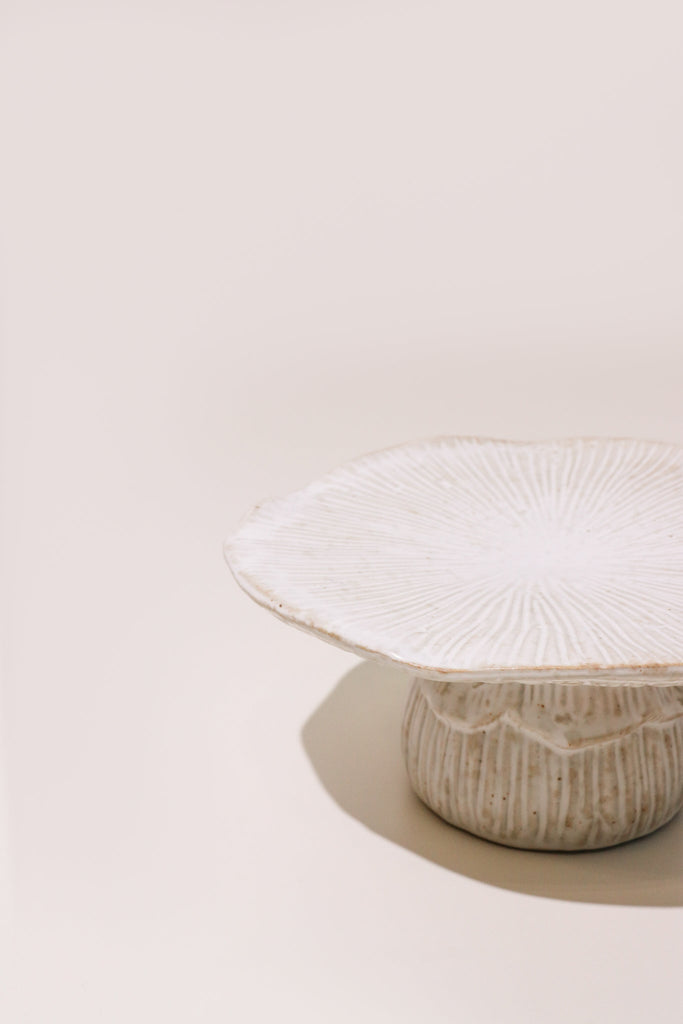 Mushroom Stoneware Pedestal - Heyday