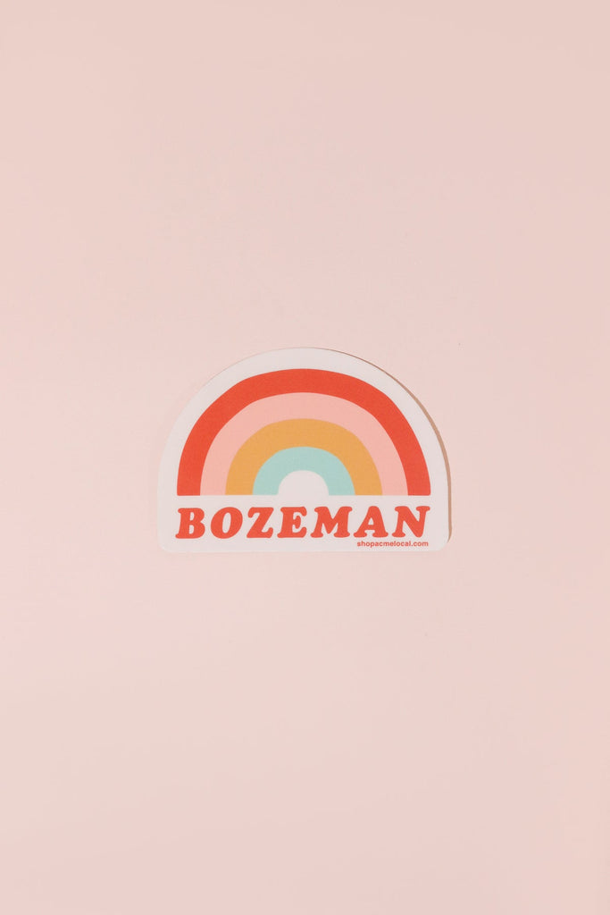 Rainbow Bozeman Sticker - Heyday