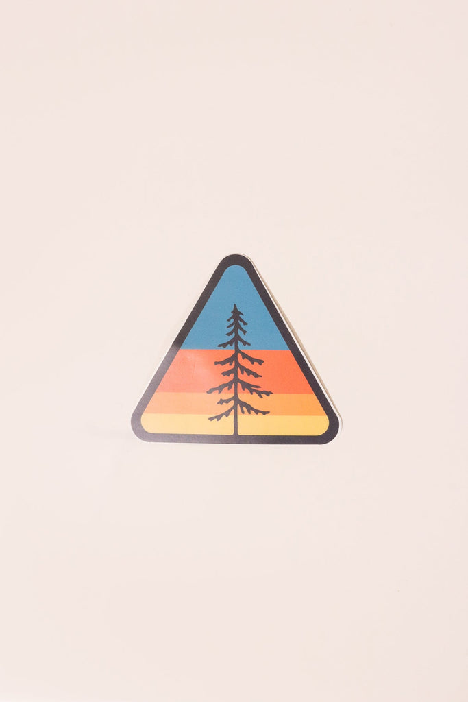Rainbow Triangle Tree Sticker - Heyday