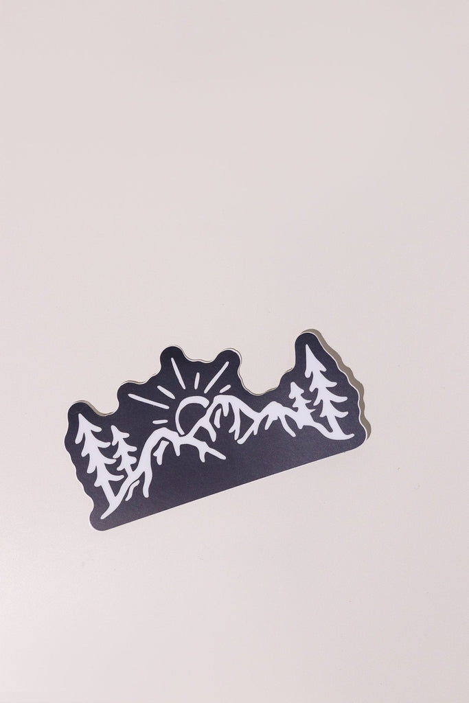 Sun Over Mountains Sticker - Heyday