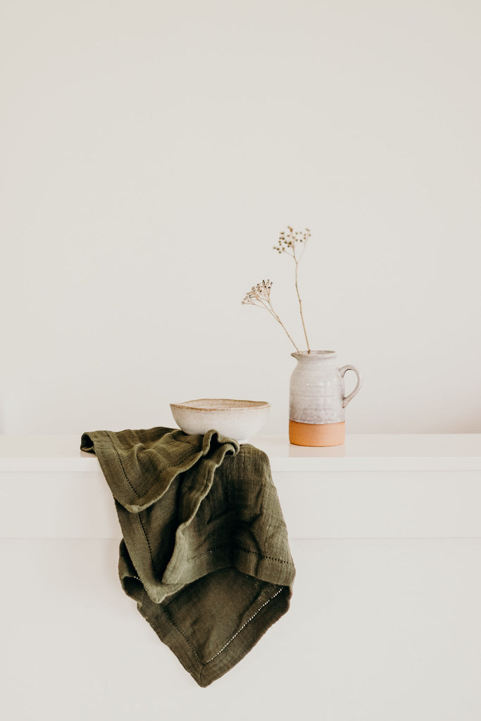 White + Terracotta Rustic Pitcher - Heyday