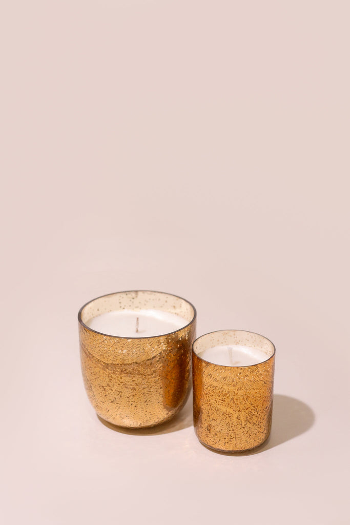 Winter White Small Luxe Mercury Candle - Heyday