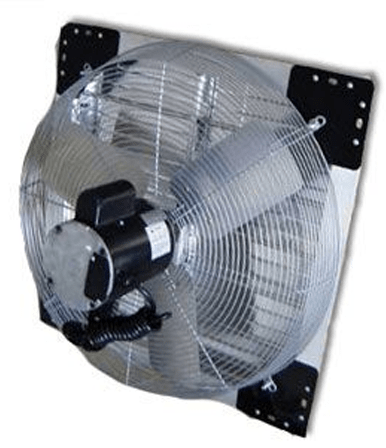 exhaust fan fans industrial cfm shutter inch