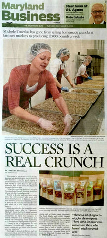 Michele's Granola in The Baltimore Sun