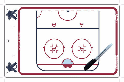 Hockey - Goalie coach deluxe clipboard