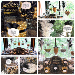 Great Gatsby Themed Wedding Candy Buffet Designed By All City Candy