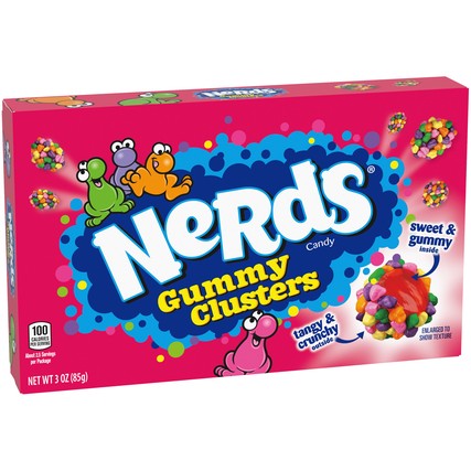 Nerds Gummy Clusters 3 Oz Movie Theater Box All City Candy