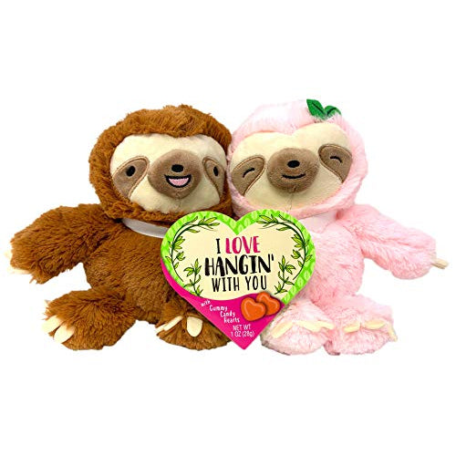 sloth stuffed animal valentine's day
