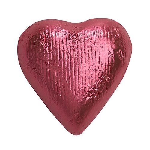 Chocolate Love Hearts Foil Wrapped