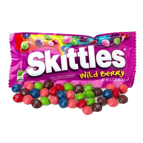 Skittles Wild Berry Bite Candies - 2.17-oz. Bag - All City Candy