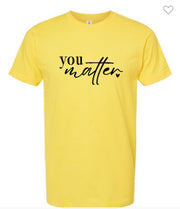 34 GT-E {You Matter} Yellow Graphic Tee PLUS SIZE 3X