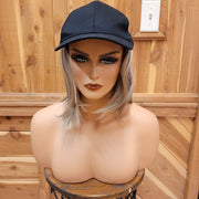 {Allison} Honey & Bleach Blonde Blend Baseball Cap Wig