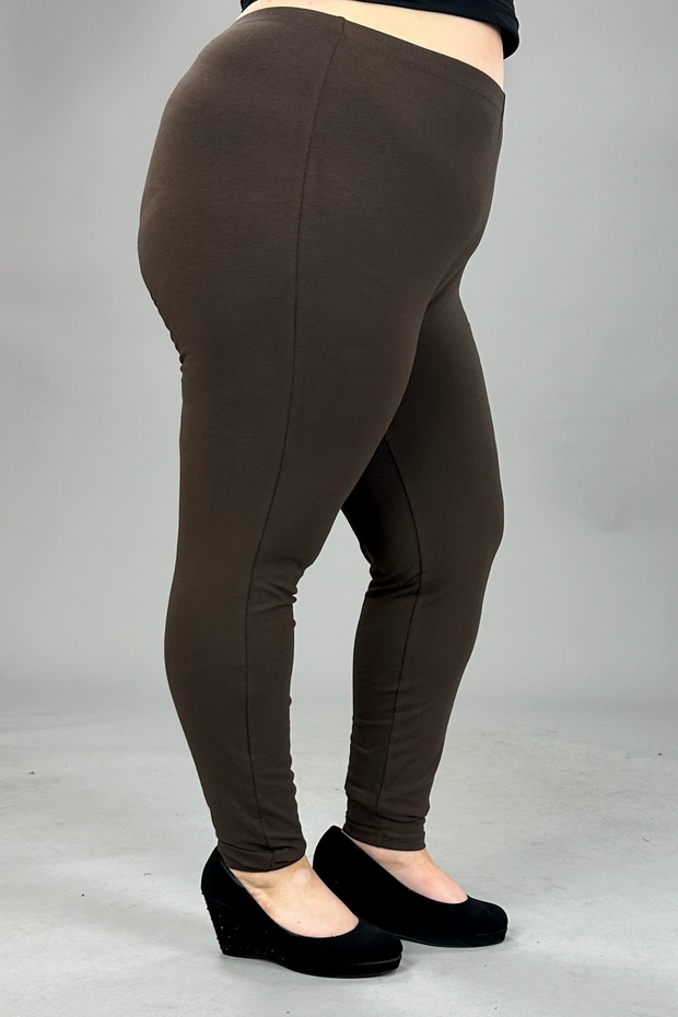 LEG-C {Embrace Change} Americano Cotton Full Length Leggings PLUS SIZE 1X 2X 3X