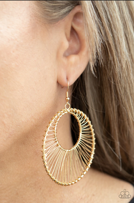 PAPARAZZI (404) {Artisan Applique} Earring