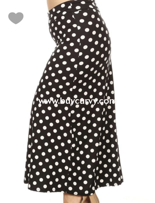 Bt-D {Polka-Dot Delight} Soft & Stretchy Polka-Dot Skirt Bottoms