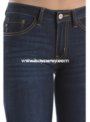 Bt-N {Moody Blues} Stretchy Denim Straight-Leg Jeans Bottoms