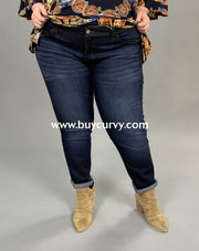 Bt-N {Moody Blues} Stretchy Denim Straight-Leg Jeans Bottoms