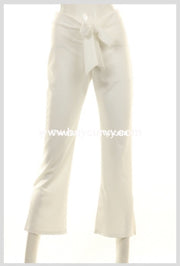 Bt-Q Embrace Elegance Ivory Pants With Bow Front Detail Sale! Bottoms