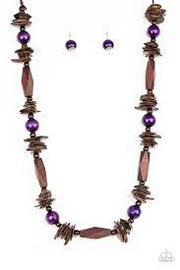 PAPARAZZI (449) {Cozumel Coast} Purple Necklace