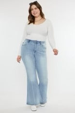 LEG-   {KanCan} Med. High Rise Flared Jeans EXTENDED PLUS SIZE 16  18  20  22