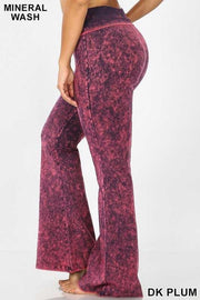 BT-B {Enjoying Life} Plum Mineral Wash Pants PLUS SIZE XL 2X 3X